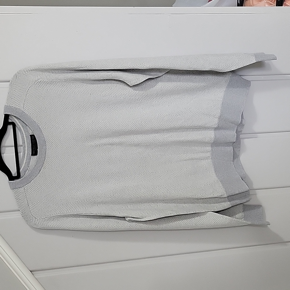 The Men's Store Bloomingdale's Cotton Silk Cashmere Sweater (Size XL)